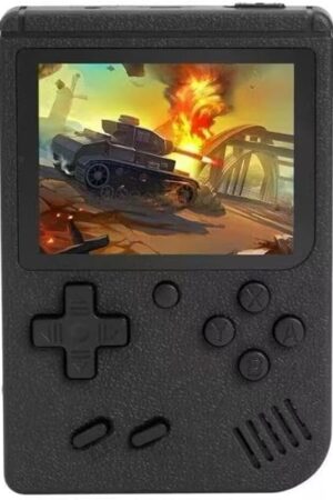 The Retro Handheld Game Console 400-in-1 with 3" Color Screen & TV Output – Portable Classic Gaming Device for Adults and Kids, Gift for Birthdays Christmas (Black)
