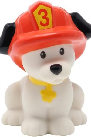The Replacement Parts for Little People Firetruck - Fisher-Price Little People Lift 'n Lower Firetruck Playet DNF85 ~ Includes 1 Replacement Dalmation Fire Dog Figure