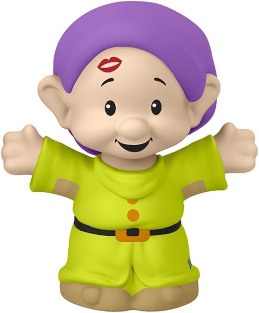 The Replacement Part for Fisher-Price Little-People Princess Playset - HPL23 ~ Replacement Dwarf Dopey Figure ~ Inspired by Disney Snow White and The Seven Dwarfs