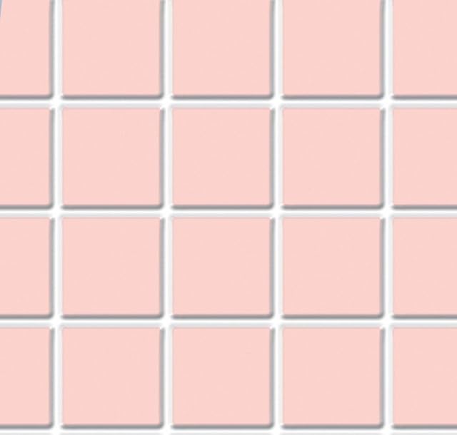 The Melody Jane Dollhouse Pink Tile Flooring Sheet Moulded Plastic Miniature 1:12 Scale