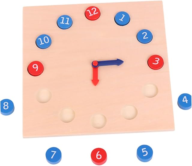 The Wooden Clock Learning Multifunctional Puzzle for Early Education Cognitive Development and Kindergarten Science Teaching Aid Design for Fun and Engagement