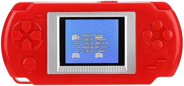 The Thincol 268 in 1 2.0" Color Screen Portable Handheld Retro Games Console, Classic Video Games, Red