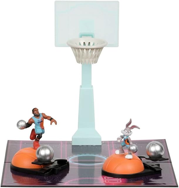 The Moose Toys Space Jam: A New Legacy - Gametime Playset with Lebron & Bugs Bunny Figures