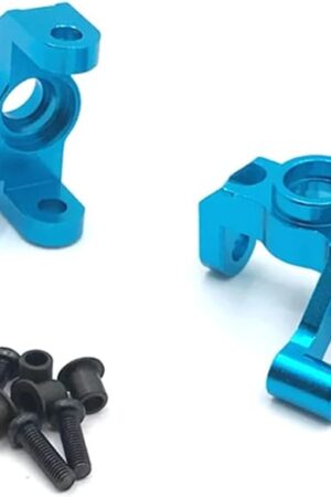 The RC Parts for WLtoys 12427 12428 12423 12429 FY01 FY02 FY03 RC Parts Metal Upgrade Front Steering Cup Modified Parts(Blue)