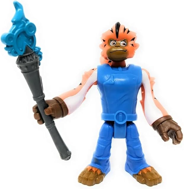 The Imaginext Collectible Figures Playset ~ Series 12 - CDX97 ~ Unopened, Identified Blind Bag ~ Tiger Monkey Figure with Accessories