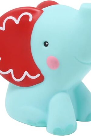 The Replacement Part for Fisher-Price Little People Collectible Bath Boats Playset CDC04 - Replacement Blue and Red Elephant Figure That is Also a Floating Water Squirter