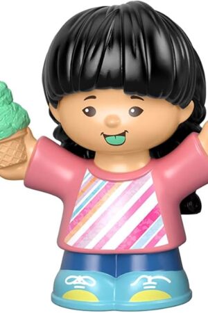 The Replacement Part for Little People Share A Treat Ice Cream Truck - GGT35 ~ Replacement Figure ~ Girl Holding Ice Cream Cone