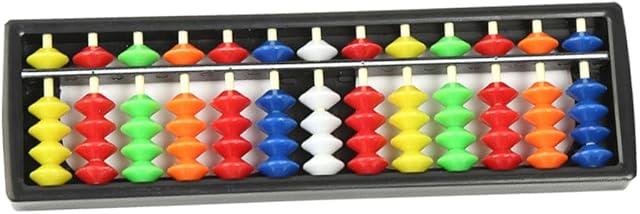 The Plastic Abacus Maths Learning Abacus Chinese Calculator Counting Tool Educational Tool for Kids Abacus for Kids