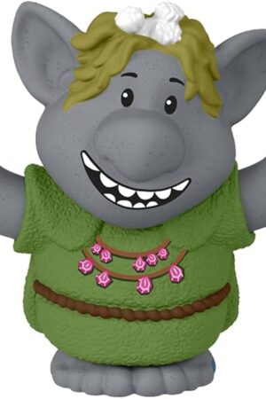 The Replacement Part for Fisher-Price Little-People Carry Along Castle Case Playset - HMX76 ~ Replacement Troll Bulda Figure ~ Inspired by Disney Frozen Movie