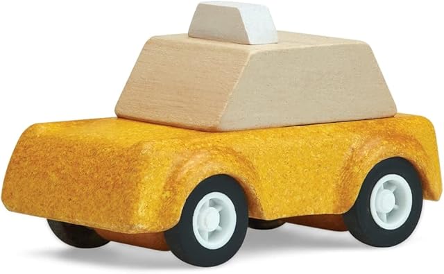 The PlanToys Yellow Taxicab (6295)