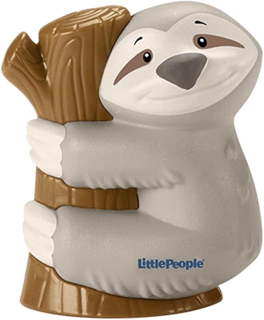 The Replacement Part for Fisher-Price Little People Noah's Ark Playset - HNG03 ~ Replacement Gray Sloth Figure ~ Works with Other Sets Too ~ Children's Bible Story Playset Figure
