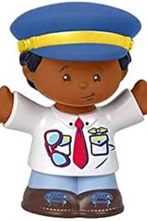 The Replacement Part for Fisher-Price Little People Travel Together Airplane Playset - DJB53 ~ Replacement African American Airline Pilot Figure ~ Kurt