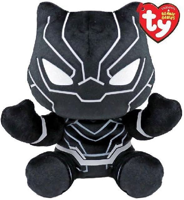 The Ty Beanie Babies Black Panther (Soft Body) - 6"