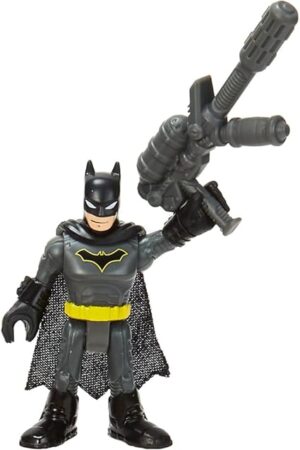 The Replacement Part for Imaginext DC Super-Friends Super-Hero vs. Super-Villan Battles Playset - Poseable Batman Figure ~ Includes Weapon ~ Works Great with Other playsets Too!