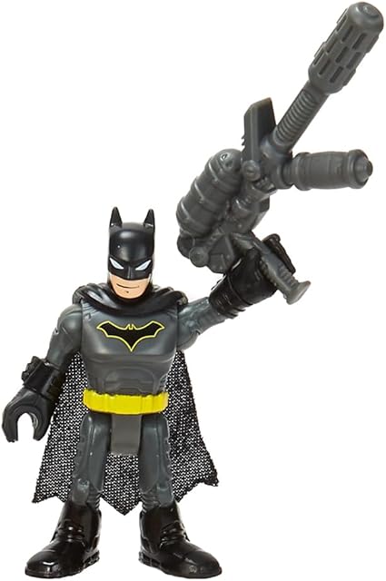 The Replacement Part for Imaginext DC Super-Friends Super-Hero vs. Super-Villan Battles Playset - Poseable Batman Figure ~ Includes Weapon ~ Works Great with Other playsets Too!