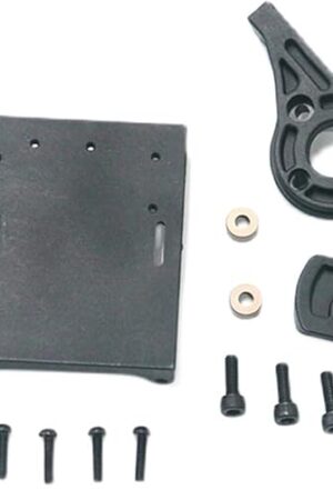 The RC Car Servo Part, for YK4102 YK4082 1/10 1/8 RC Car Plastic Motor ESC mounting Plate Replacement RC Car Servo Upgrade for YK4102 YK4082 1/10 1/8 RC Climbing Car Accessories