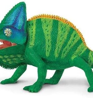 The Safari Ltd. Veiled Chameleon Figurine - Detailed 9.25" Model Figure - Educational Toy for Boys, Girls, and Kids Ages 3+