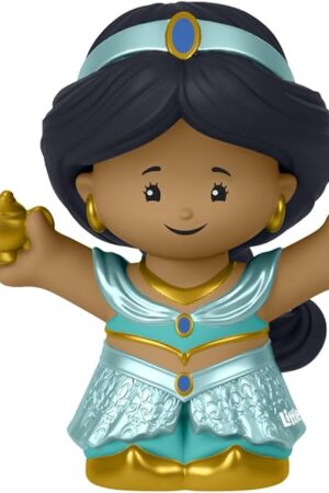 The Replacement Part for Fisher-Price Little People Playset - HJW75 ~ Replacement Princess Jasmine Figure ~ She's Holding a Genie Lamp ~ Inspired by Disney Movie Aladdin