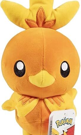 The Pokémon 8" Torchic Plush - Officially Licensed - Ruby and Sapphire Starter Figure - Authentic Soft Stuffed Animal Toy - Holiday Christmas Stocking Stuffer Gift for Kids, Boys, Girls - 2+