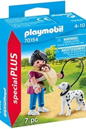 The Playmobil 70154 Special Plus Mama with Baby and Dog ful, Fun Imaginative Role-Play, PlaySets Suitable for Children Ages 4+