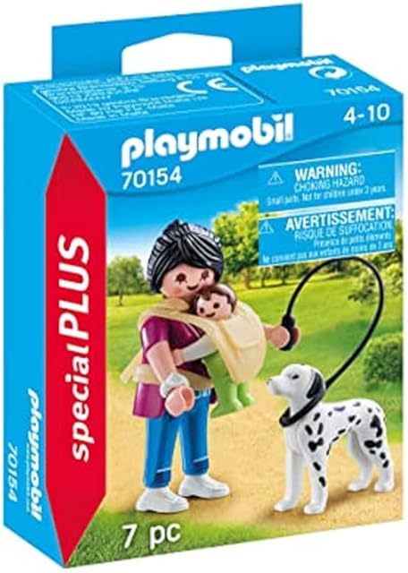 The Playmobil 70154 Special Plus Mama with Baby and Dog ful, Fun Imaginative Role-Play, PlaySets Suitable for Children Ages 4+