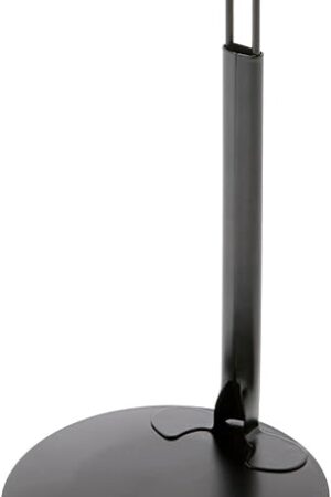 The Plymor DSP-70B Black Adjustable Doll Stand, fits 12, 13, 14, 15, 16, and 17 inch Dolls or Action Figures, Waist is 2.25" - 2.75" wide, 6" - 8" around