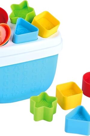 The Play Match A– Shape Bucket Sorter for Toddlers Kids – Educational & Learning Cube for Boys & Girls 1 Years & up