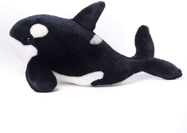 The TAMMYFLYFLY The Orca Blackfish Long Big Killer Whale Stuffed Animal Sea Critters Plush Doll (39cm)