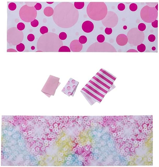 The Replacement Part for Barbie Doll Dreamhouse Doll House Playset HMX10 - Replacement Soft Goods - 2 Blankets, Pool Towel and 2 Hand Towels