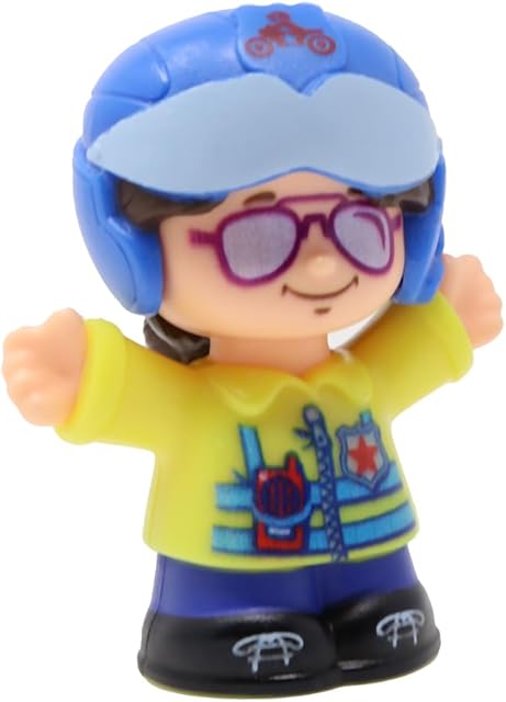 The Fisher-Price Replacement Part for Collectible Little People Police Station Community Helpers Playset DYR83 - Replacement Police Officer Becky Figure
