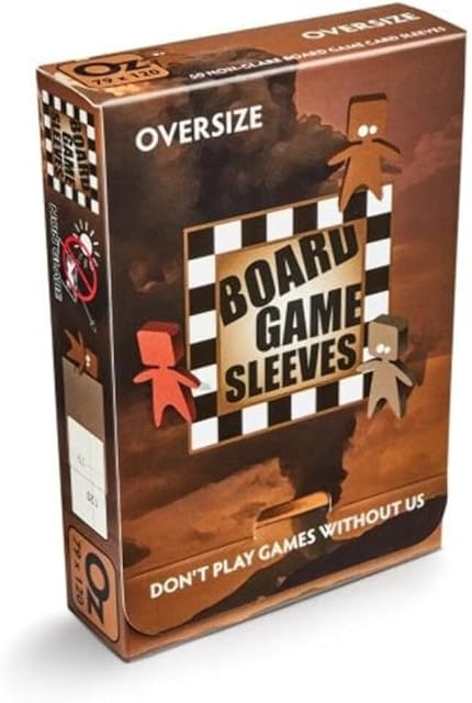 The Arcane Tinman Card Sleeves – Oversize Non-Glare 50 CT – Card Sleeves are Smooth & Tough – Compatible with Beasty Bar, Mysterium, and More, (AT-10428)