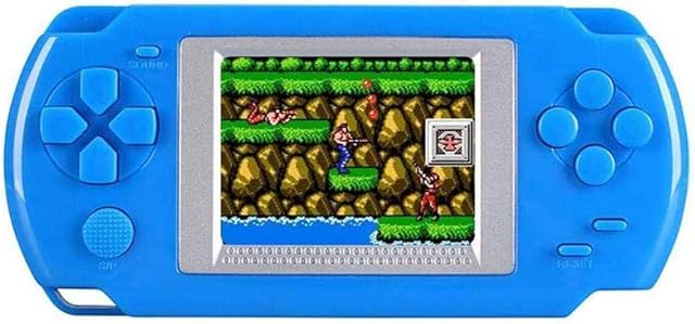 The Handheld Game Console for Kid Children, 2021 New Built in 268 Classic Retro Video Games 2 Inch Screen Portable Game Console Arcade Video Gaming Player System Best Birthday Gift for Kid (Blue)