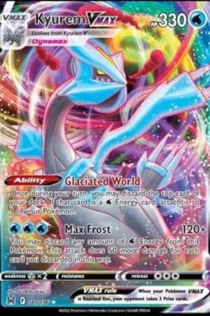 The Pokemon - Kyurem Vmax - 49/196 - Lost Origin - Ultra Rare