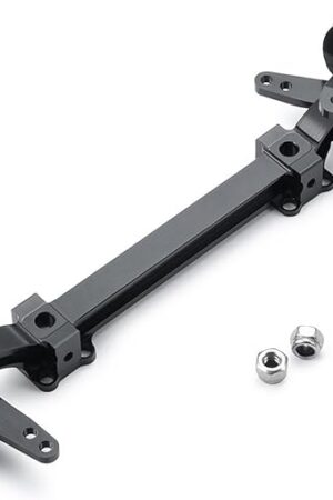 The RC Car Linkage Kit, 1/14 RC Car Metal Front Axle Steering Linkage Assembly Replacement RC Car Linkage Upgrade Part for Tamiya 1/14 RC Trailer Tractor Truck Car Model Accessories