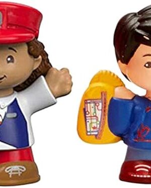 The Replacement Parts for Little People Playset - Fisher-Price Playset FPM58 & DYP25 ~ Friendly Passengers Train ~ Replacement Figures Conductor Kathy and Passenger Ryan