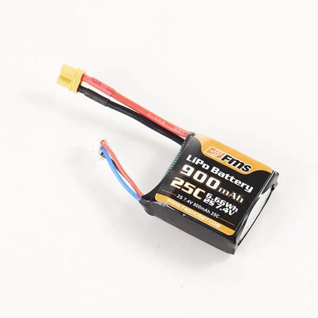 The FMS FCX24 Chevy Colorado Battery RC Cars RC Crawler RC Trucks Parts :Lipo Battery 7.4V 900mAh 25C XT30 for 1/24 Colorado RC Car Parts
