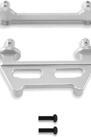 The RC Car Accessories for MJX for Hyper Go 1/16 16208 16209 16210 H16 H16BM RC Body Pillars Car Metal Upgrade Parts RC Car Modified Accessories(Silver)