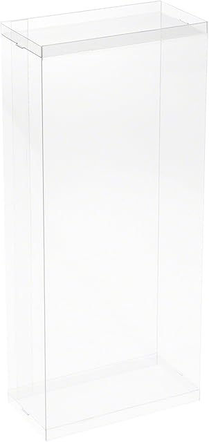 The Clear Folding Display Box for Extra Large 11-12.5 inch Dolls and Action Figures, 6" W x 3" D x 13" H