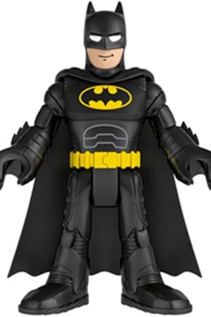 The Replacement Part for Imaginext Deluxe Figure Pack Playset - GWX46 ~ Replacement Poseable Batman Figure ~ Wearing Black Suit and Cape