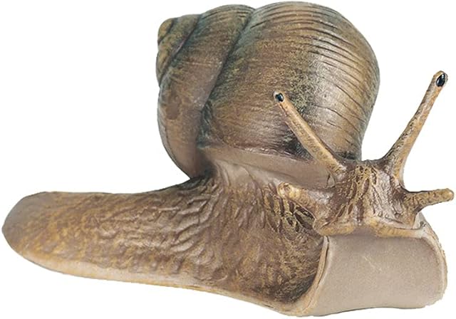 The Animal Figures Realistic Plastic Snail Animal Action Model Science Project, Learning Educational Toys, Birthday Gift, Cake Topper for Kids Toddlers