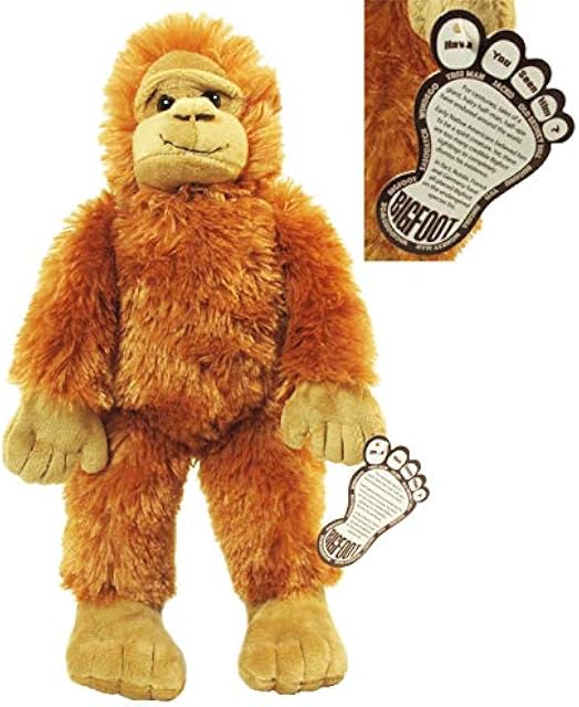 The WISHPETS Big Foot Sasquatch 12" Stuffed Animal Plush Toy