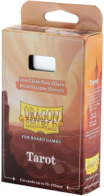The Dragon Shield Board Game Sleeves | Non-Glare Card Sleeves for Tabletop Games | Durable, Smooth Shuffle Feel & Acid-Free, Compatible with Gloomhaven, Wingspan & More | Tarot - 1 Pack