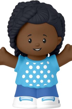 The Replacement Part for Collectible Fisher-Price Little People School Playground Family Dollhouse Playset HXH06 – Replacement African-American Girl with Braids Figure