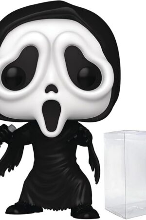 The POP Movies: Scream - Ghostface Funko Vinyl Figure (Bundled with Compatible Box Protector Case) Multicolor 3.75 inches