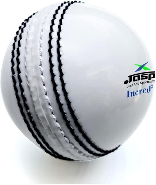 The Incrediball Soft T20 Cricket Training Ball-1 Ball Indoor Outdoor Play and Cricket Practice 229 Cm Circumference, PVC Material, Colour- White