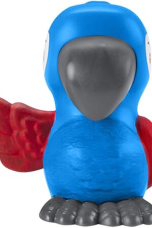 The Replacement Blue and Red Parrot Bird Figure for Fisher-Price Little People Noah's Ark Playset - HNG03 ~ Works with Other Sets Too ~ Children's Bible Story Playset Figure