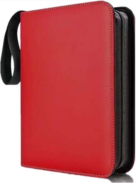 The 60 Pockets PSA Card Binder, 6 Pocket Binders for Psa Graded Cards, Premium PU Cover with Costom Label, PSA Slab Binder for PSA Cards and 35PT Magnetic Cards Holder and Display (Random Color)