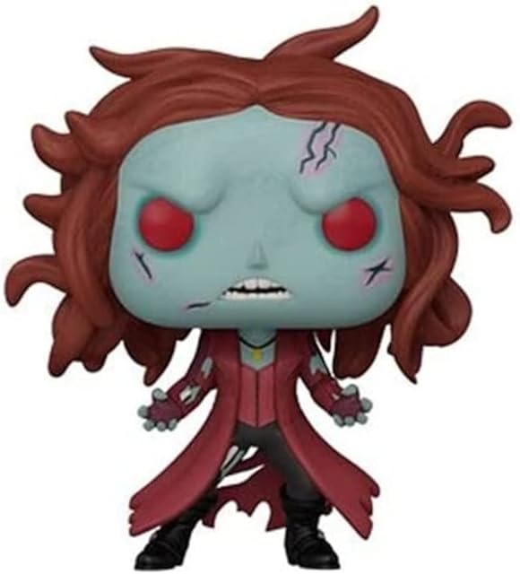 The Funko Pop Marvel: What If? Zombie Scarlet Witch - Marvel What If - Collectable Vinyl Figure - Gift Idea - Official Merchandise - Toys for Kids & Adults - Superheroes Fans