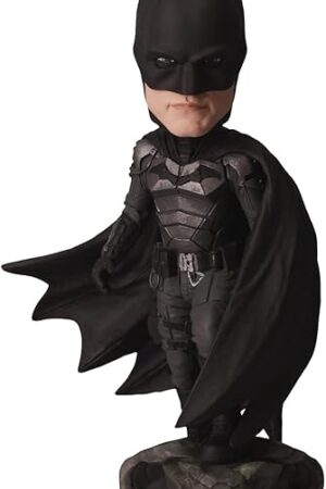 The Royal Bobbles DC Comics The Batman (2022) Robert Pattinson Dark Knight - 8.5 Inches Tall – Collectible Bobblehead Statue