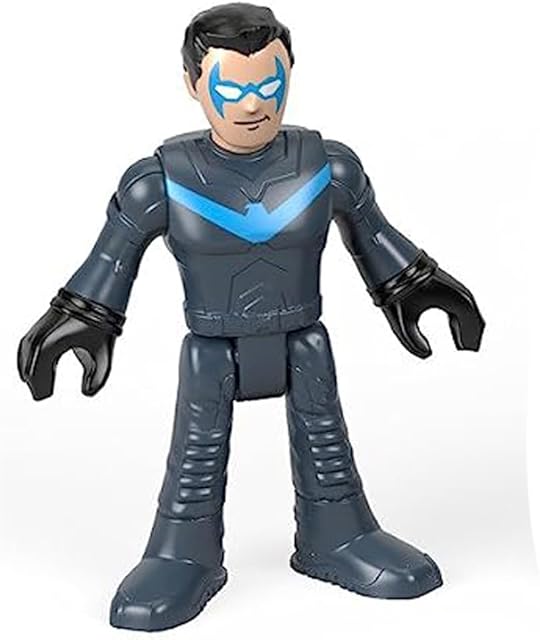 The Replacement Part for Imaginext Nightwing and Transforming Cycle Playset - FGV84 ~ Replacement Collectible Posable Nightwing Superhero Figure
